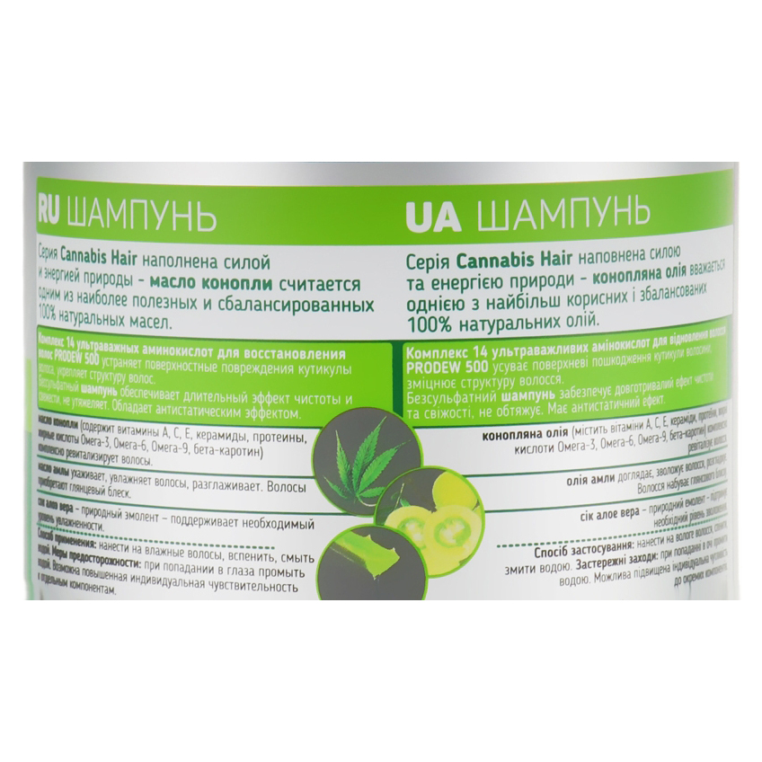 Шампунь для волосся Dr.Sante Cannabis Hair Shampoo