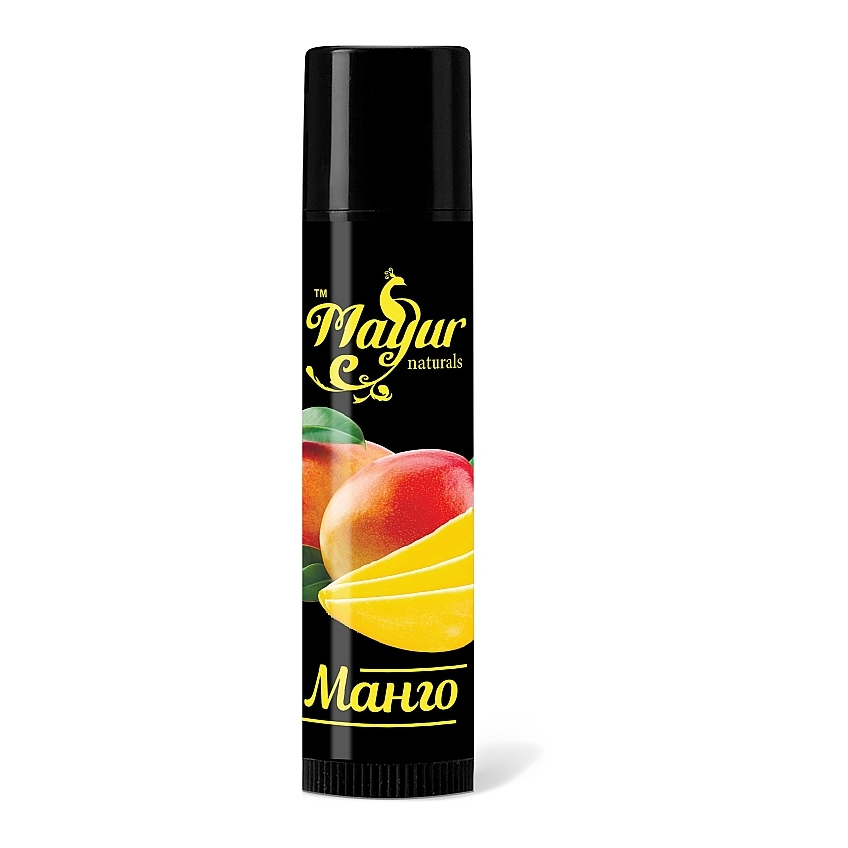 Натуральный бальзам для губ «Манго» Mayur, 5 мл