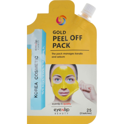Маска-пленка очищающая для лица Eyenlip Gold Peel Off Pack