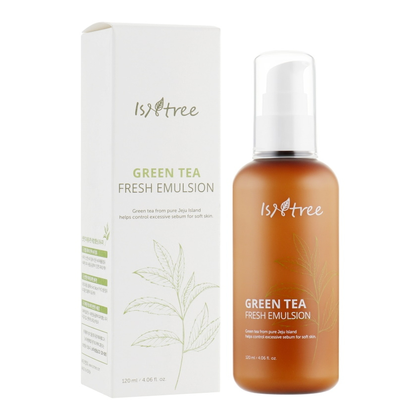 Освежающая эмульсия с зеленым чаем IsNtree Green Tea Fresh Emulsion