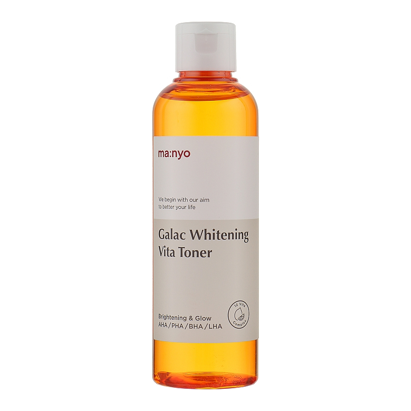Осветительный тонер с галактомиссисом и витаминным комплексом Manyo Galac Whitening Vita Toner
