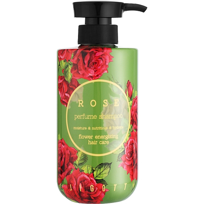 Парфюмированный шампунь для волос Роза Jigott Rose Perfume Shampoo