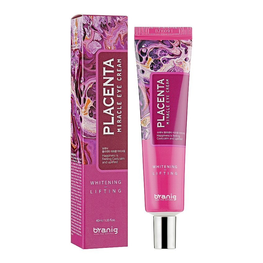 Крем для век с плацентой Byanig Placenta Miracle Whitening Lifting Eye Cream