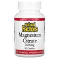 Цитрат магния / Magnesium Citrate, Natural Factors, 150 мг, 90 капсул