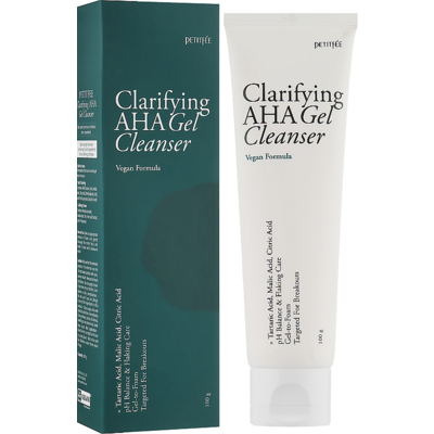 Очищающий гель для умывания с AHA кислотой Petitfee Clarifying AHA Gel Cleanser