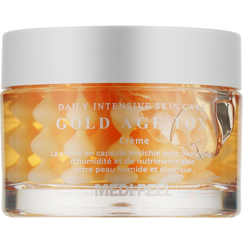 Антивозрастной капсульный крем с экстрактом золотого шелкопряда Medi-Peel Gold Age Tox Cream