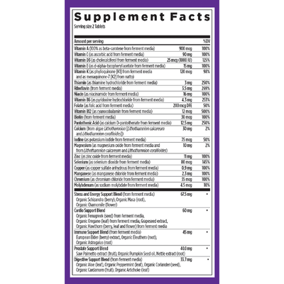 Улучшенный мультивитаминный комплекс для мужчин / Men's Advanced Multivitamin, New Chapter, 120 таблеток