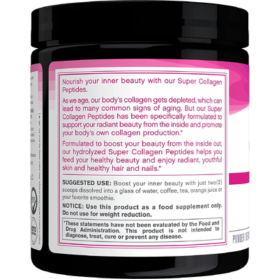 Пептиды супер коллагена без вкусовых добавок / Super Collagen Peptides, Neocell, 200 г