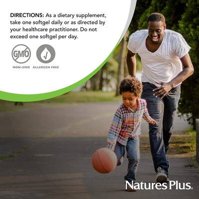 Вітамін D3 / Vitamin D3, Nature's Plus, 125 мкг, 60 гелевих капсул