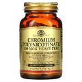 Полінікотинат хрому без дріжджів / Chromium Polynicotinate (yeast-free), Solgar, 200 мкг, 100 вегетаріанських капсул