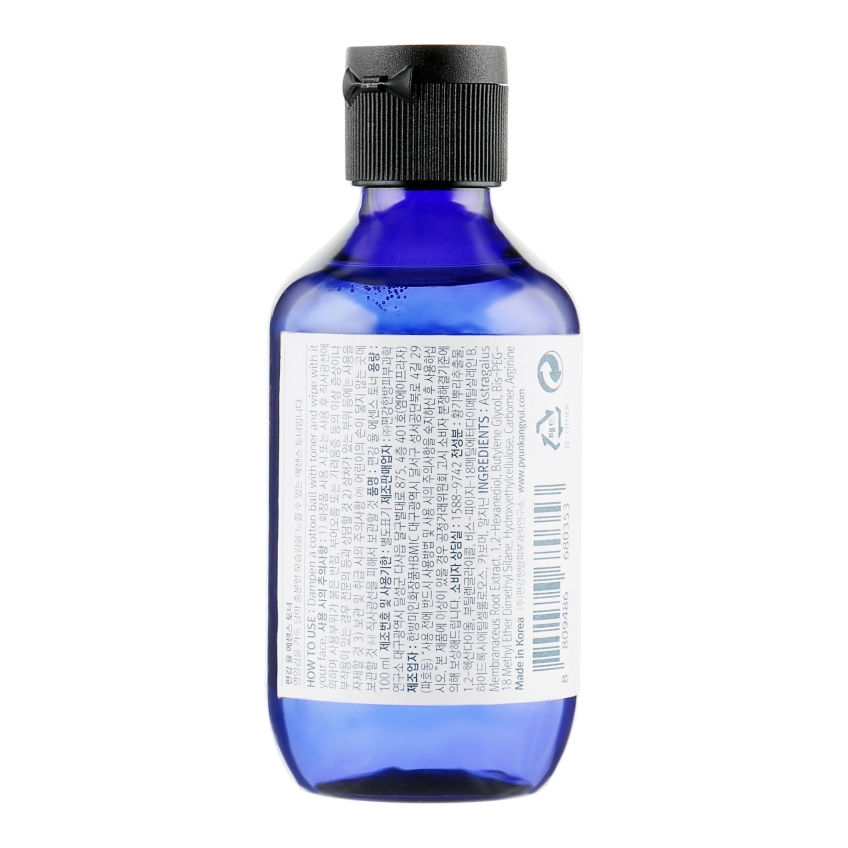 Увлажняющий тонер для лица с экстрактом астрагала Pyunkang Yul Essence Toner