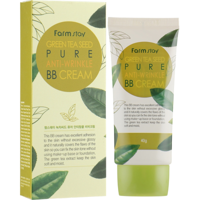 BB-крем для лица с семенами зеленого чая FarmStay Green Tea Seed Pure Anti-Wrinkle BB Cream