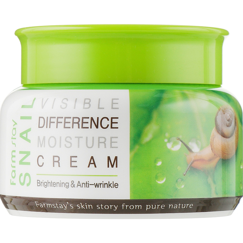 Увлажняющий крем с улиточным муцином Farmstay Snail Visible Difference Moisture Cream