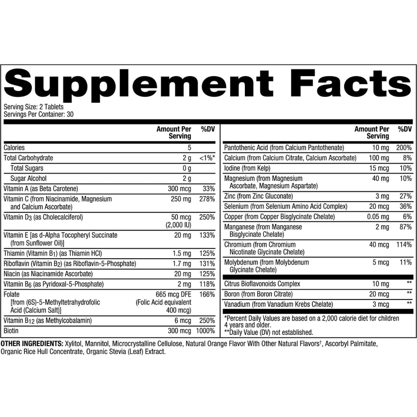 Жевательные мультивитамины для детей / Chewable Multivitamin for Kids, Dr. Mercola, 60 капсул