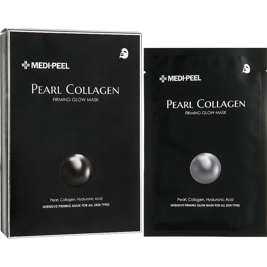 Маска тканевая омолаживающая с коллагеном и жемчугом Medi-Peel Pearl Collagen Firming Glow Mask