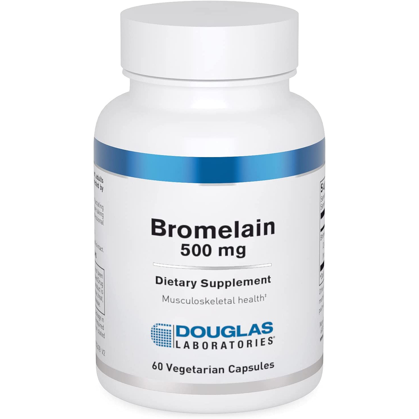 Бромелайн / Bromelain, Douglas Laboratories, 500 мг, 60 капсул