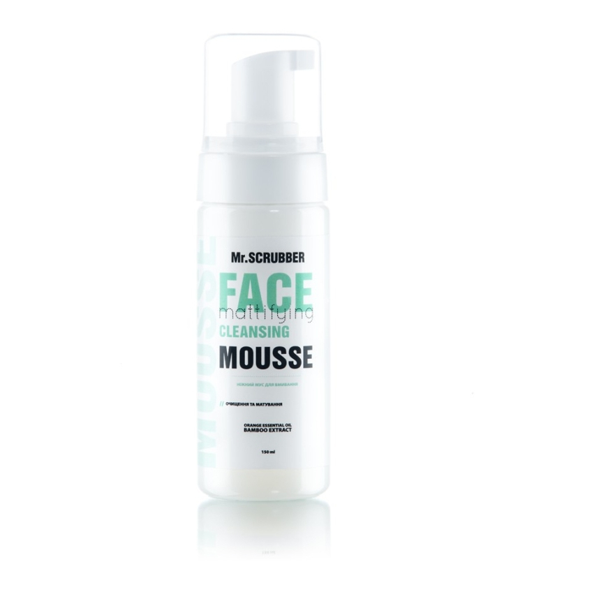 Матуючий мус для вмивання Mr.Scrubber Face Mattifying Cleansing