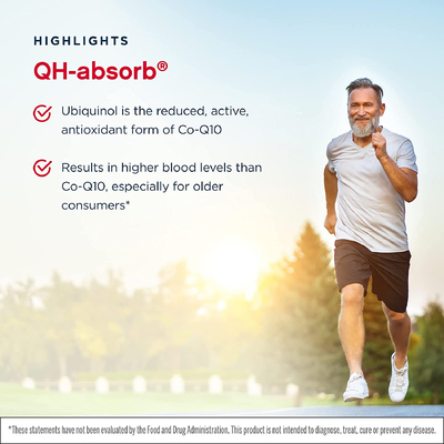 Убихинол / Ubiquinol QH-Absorb, Jarrow Formulas, 200 мг, 90 гелевых капсул