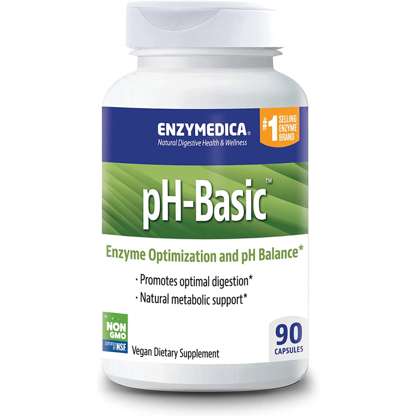 Ферменты pH баланс / pH-Basic, Enzymedica, 90 капсул