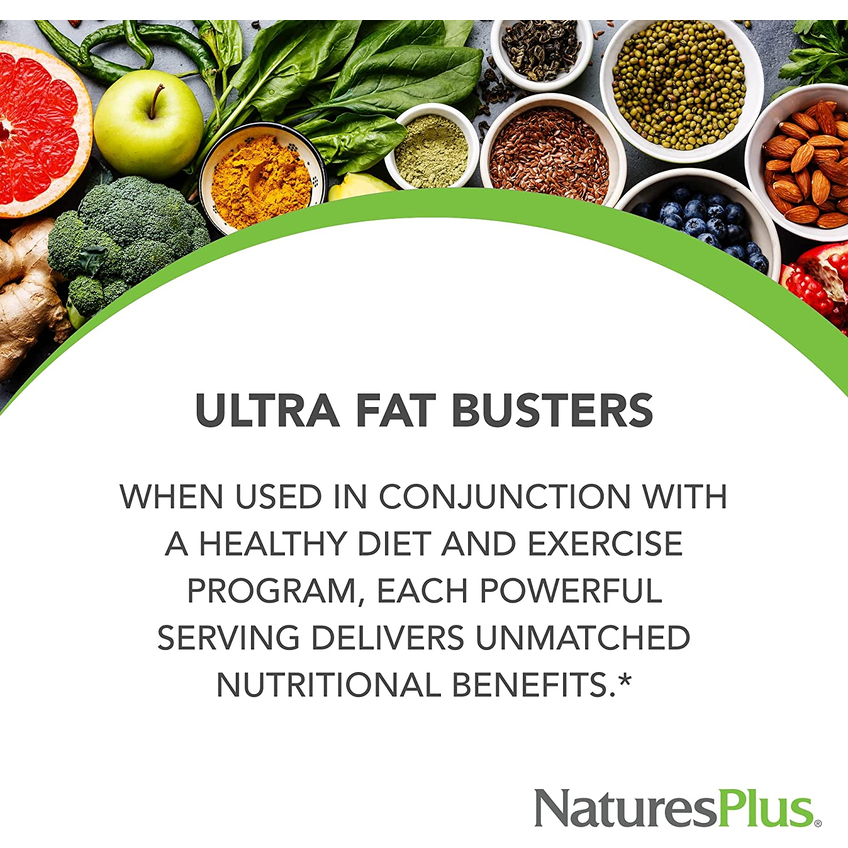 Жиросжигатель / Ultra Fat Busters, Nature's Plus, 60 таблеток