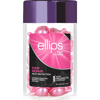 Витамины для волос «Восстановление волос» с про-кератиновым комплексом Ellips Hair Vitamin Hair Repair With Pro-Keratin Complex