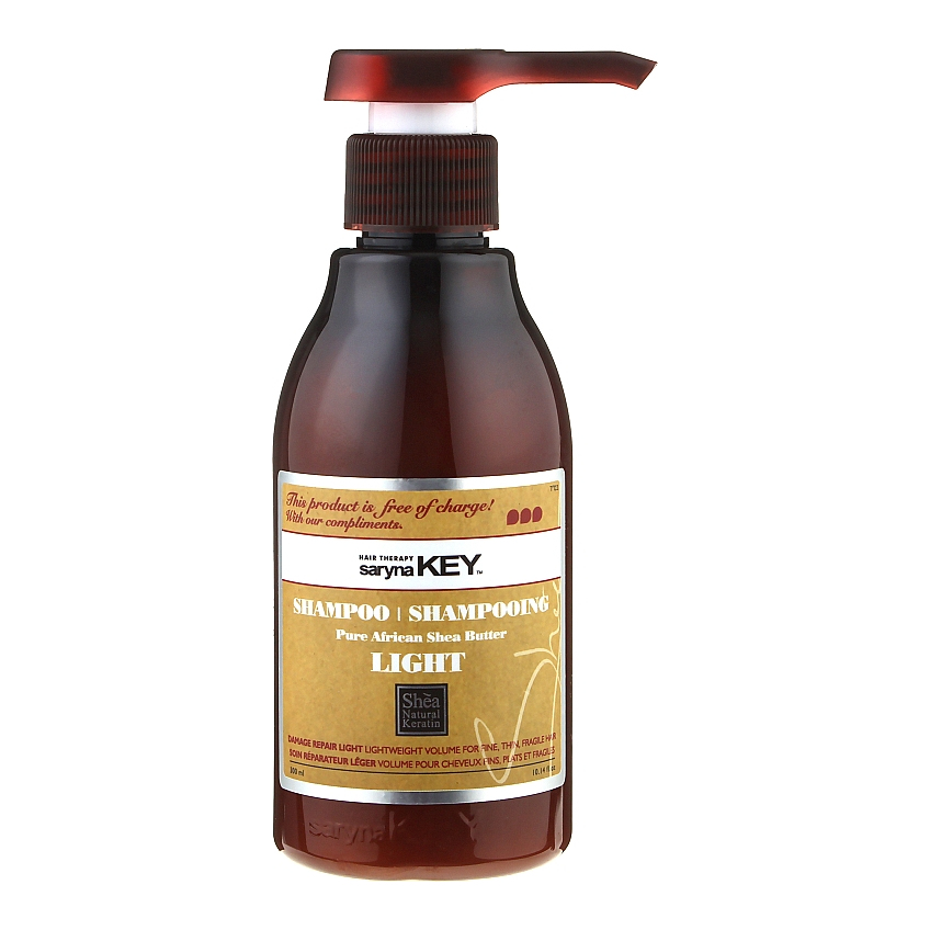Шампунь для восстановления волос облегченная формула Saryna Key Damage Repair Light Shampoo