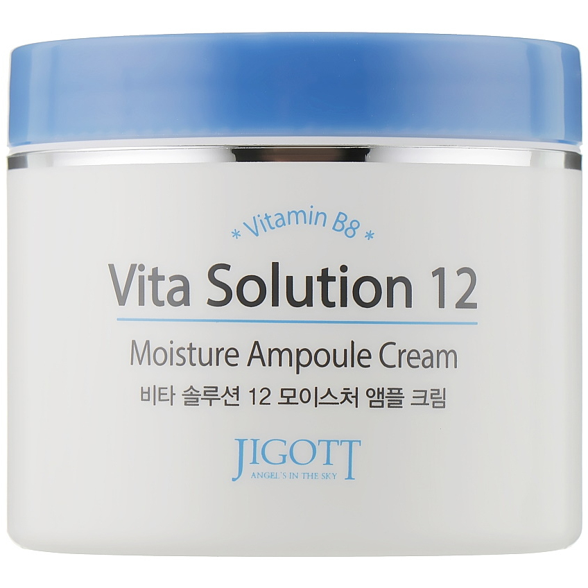 Увлажняющий крем для лица с витамином В Jigott Vita Solution 12 Moisture Ampoule Cream