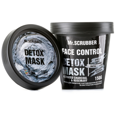 Маска для лица с активированным углем и экстрактом розмарина Mr.Scrubber Fase Control Detox Mask
