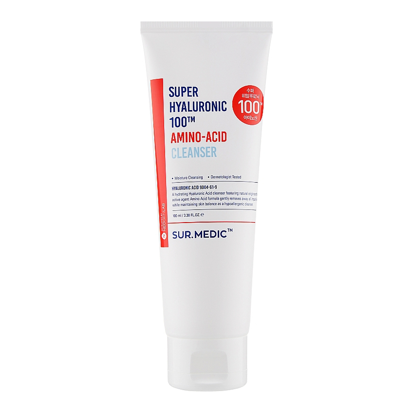 Пенка для очистки Neogen Sur.Medic+ Super Hyaluronic 100TM Amino Acid Cleanser