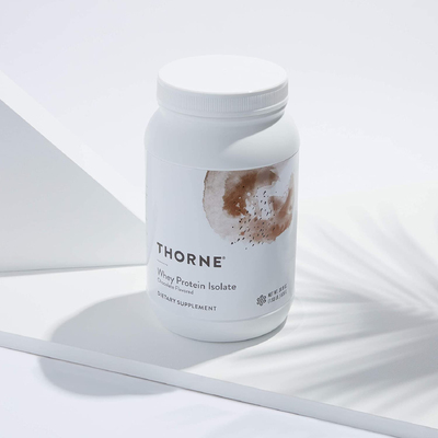Изолят сывороточного протеина со вкусом шоколада / Whey Protein Isolate Chocolate Flavored, Thorne Research, 906 г
