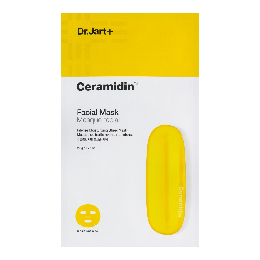 Увлажняющая тканевая маска с керамидами Dr.Jart+ Ceramidin Facial Mask