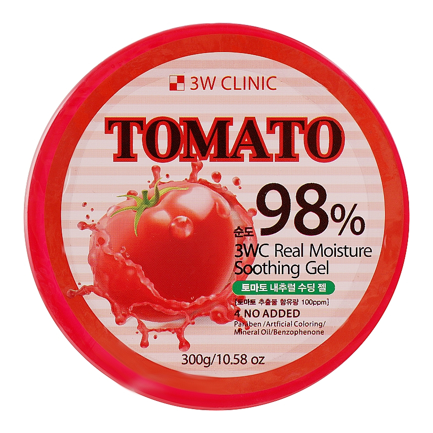 Универсальный гель с экстрактом томата 3W Clinic Tomato Moisture Soothing Gel
