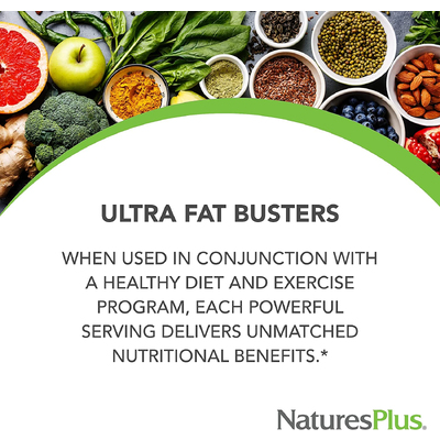 Жиросжигатель / Ultra Fat Busters, Nature's Plus, 60 таблеток