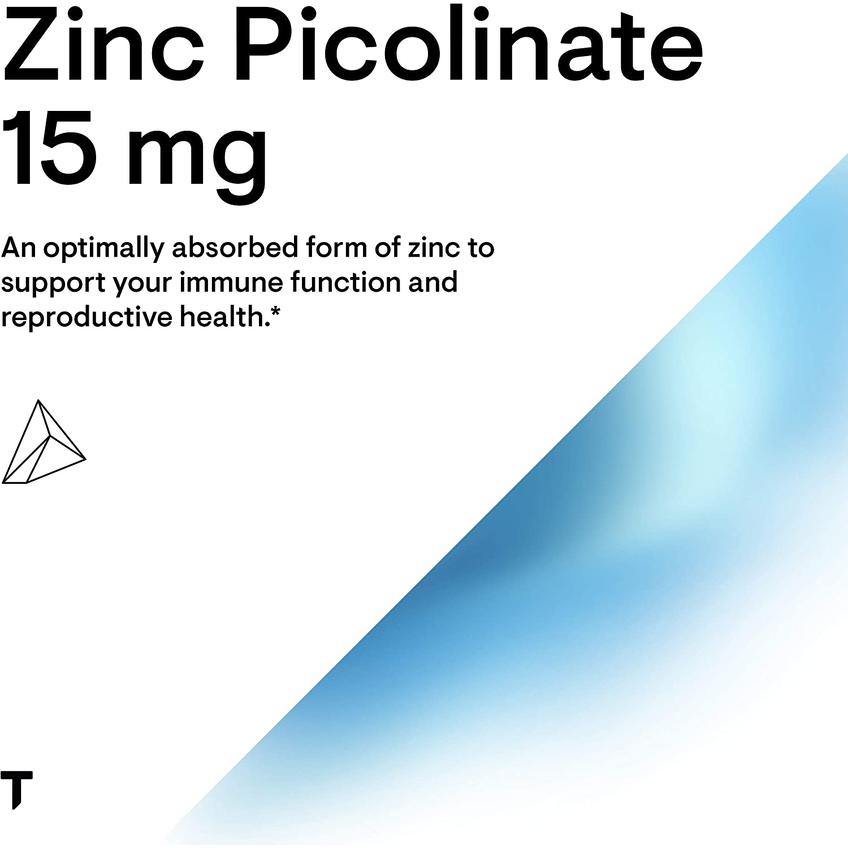 Пиколинат цинка / Zinc Picolinate, Thorne Research, 15 мг, 60 капсул