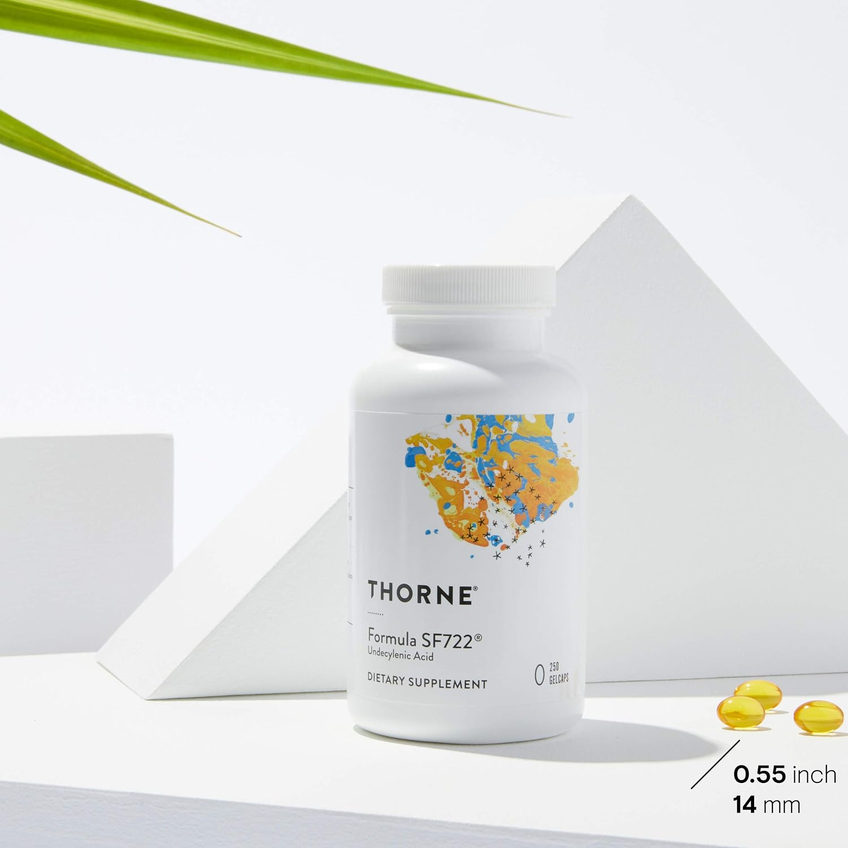 Ундециленова кислота (формула SF722) / Undecylenic Acid (Formula SF722), Thorne Research, 50 мг, 250 гелевих капсул