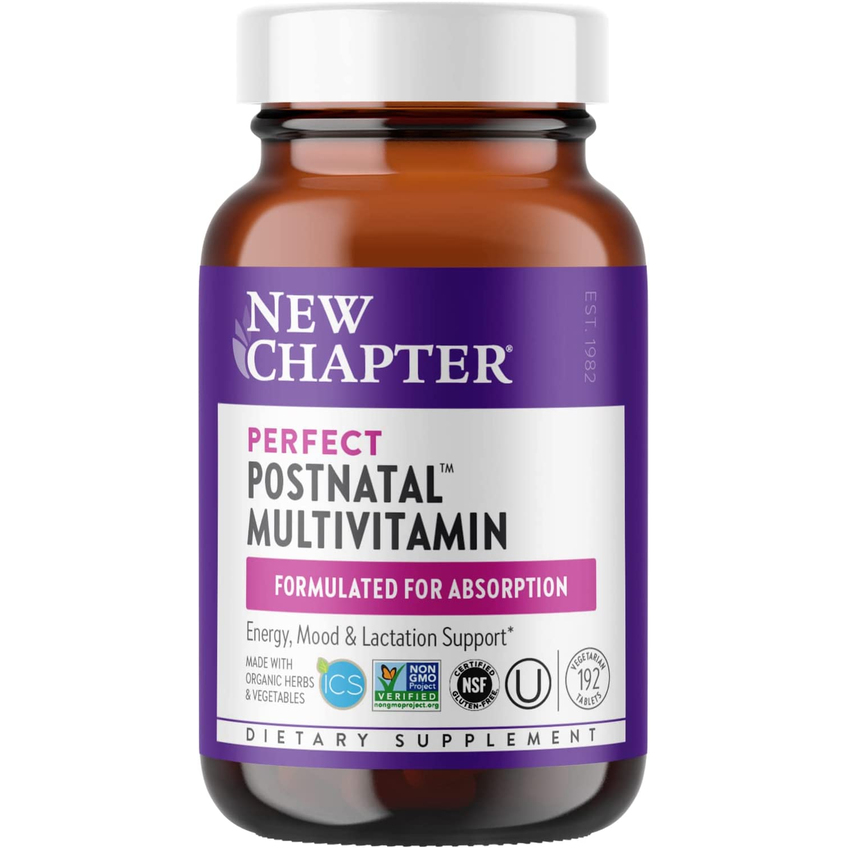 Мультивитамины из цельных продуктов / Perfect Postnatal, New Chapter, 192 таблетки