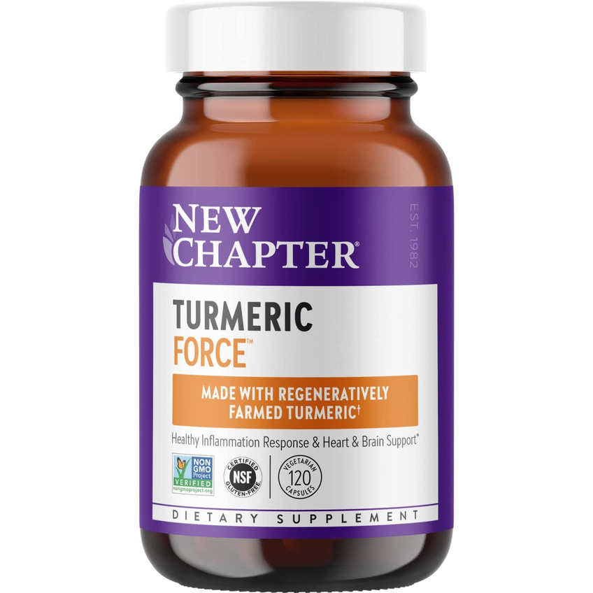 Куркума / Turmeric Force, New Chapter, 400 мг, 120 капсул