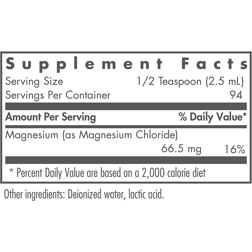Жидкий хлорид магния / Magnesium Chloride Liquid, Nutricology, 236 мл