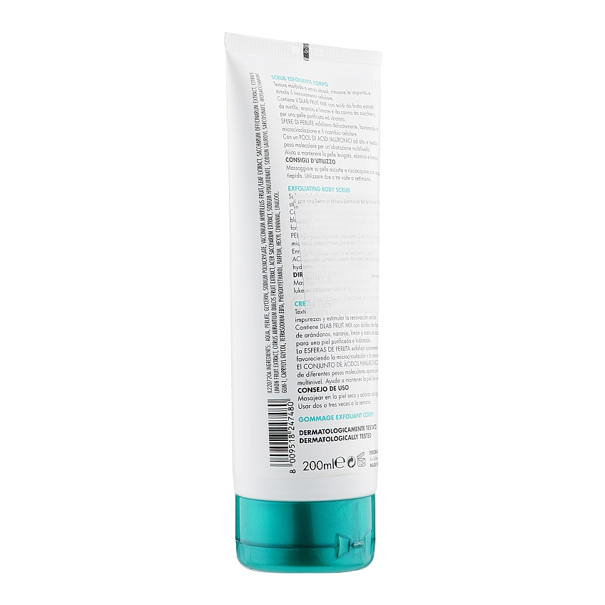 Скраб для тела с фруктовыми кислотами Deborah Milano Dermolab Body Scrub