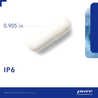 ИФ6 (инозитол гексафосфат) / IP6 (Inositol Hexaphosphate), Pure Encapsulations, 500 мг, 180 капсул