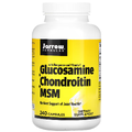 Глюкозамін, хондроїтин та МСМ з марганцем та вітаміном C / Glucosamine + Chondroitin + MSM Combination, Jarrow Formulas, 240 капсул