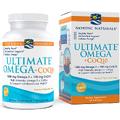 Омега-3 с коэнзимом Q10 / Ultimate Omega + CoQ10, Nordic Naturals, 60 гелевых капсул