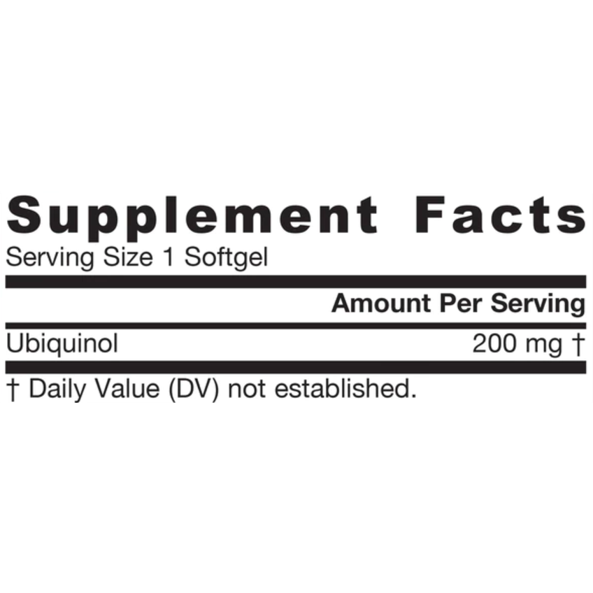 Убихинол / Ubiquinol QH-Absorb, Jarrow Formulas, 200 мг, 90 гелевых капсул