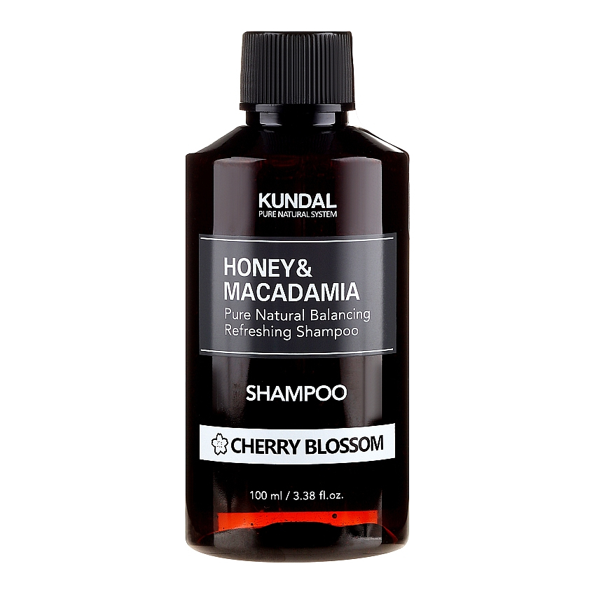 Безсульфатный шампунь для волос «Цветущая вишня» Kundal Honey & Macadamia Cherry Blossom Shampoo