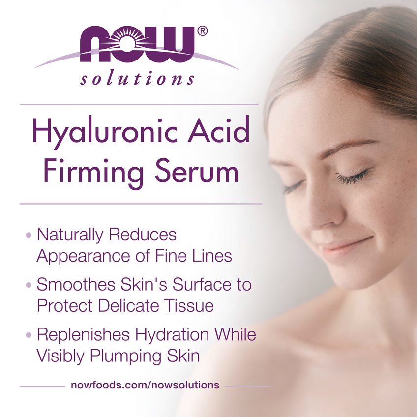 Укрепляющая сыворотка с гиалуроновой кислотой Now Foods Hyaluronic Acid Firming Serum