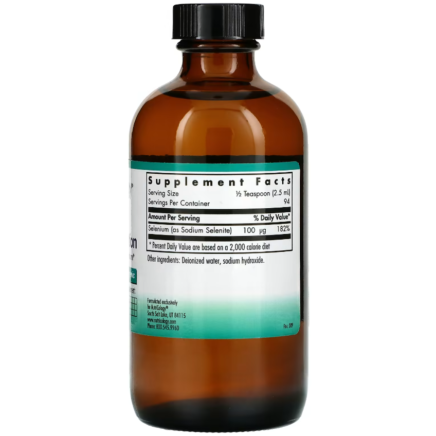 Раствор селена / Selenium Solution, Nutricology, 236 мл