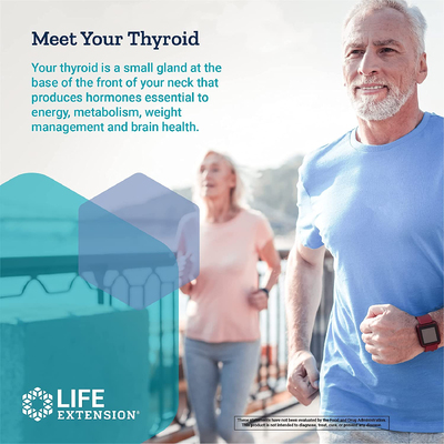 Комплекс для здоровья щитовидной железы тройного действия / Triple Action Thyroid, Life Extension, 60 капсул