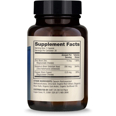 Цинк и селен / Zinc Plus Selenium, Dr. Mercola, 200 мкг, 30 капсул