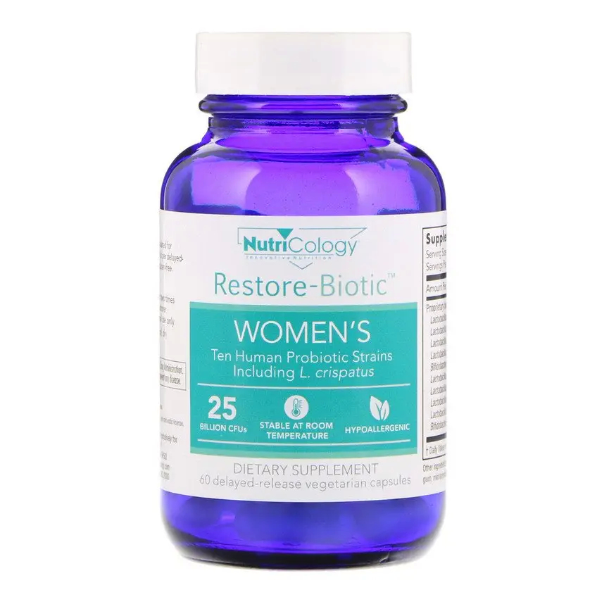 Пробіотики для жінок / Restore-Biotic Womens, Nutricology, 60 капсул