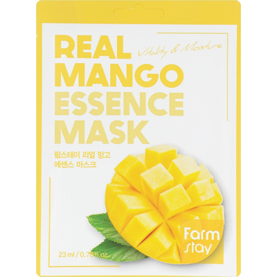 Тканевая маска для лица с экстрактом манго FarmStay Real Mango Essence Mask